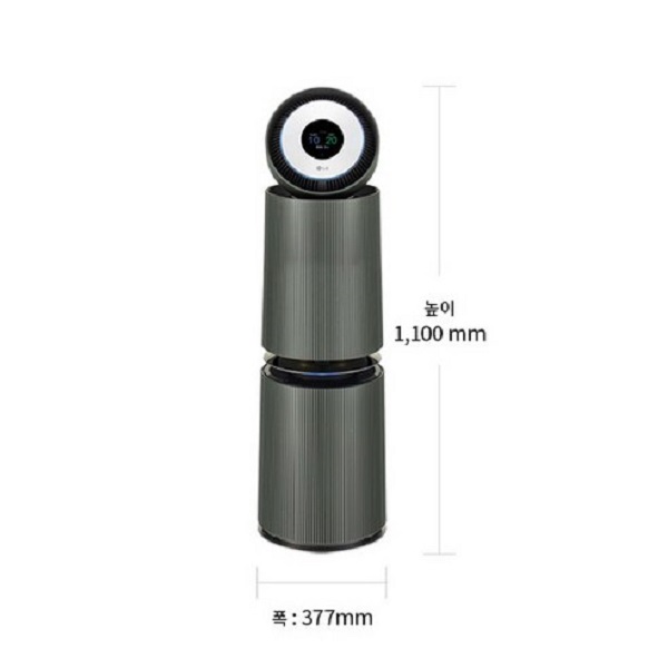 LG전자 퓨리케어 오브제컬렉션 AI 360도 알파UP G 필터 공기청정기 AS335NGAC 109㎡ 방문설치